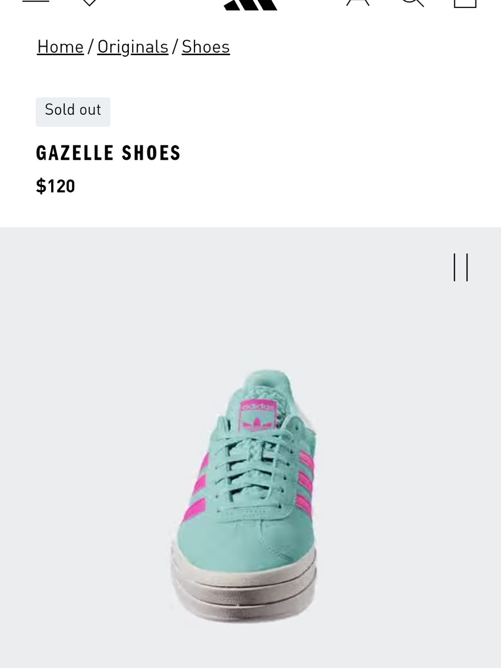 adidas Gazelle Women's Sneakers in Mint Green and Pink